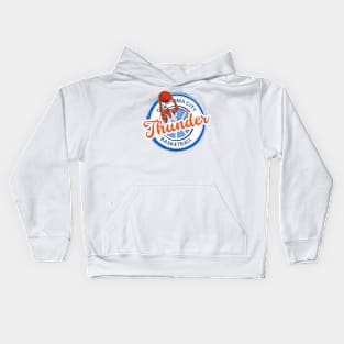 okc thunder basketball Kids Hoodie